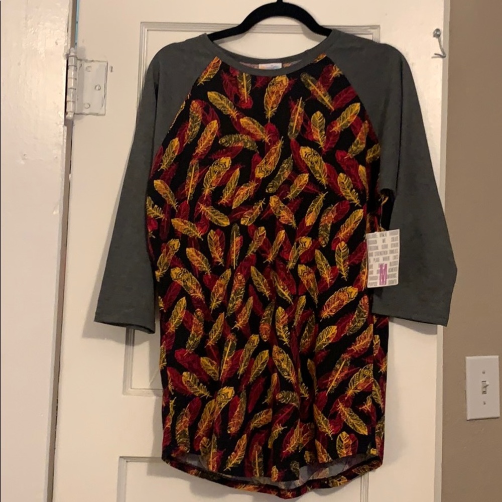NWT Lularoe leaf print top